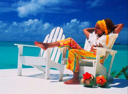 African-American-woman seaside-SunStar