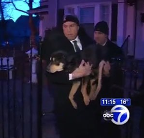 Cory Booker saves dog