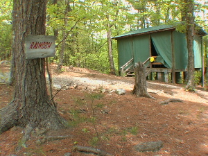 ginger cascades camp site