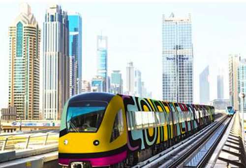 trains of art envisioned for Dubai